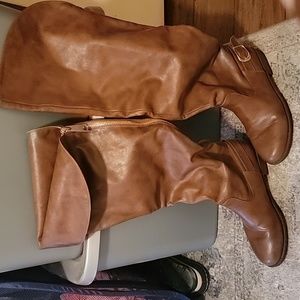 Bamboo. Over the knee boots.